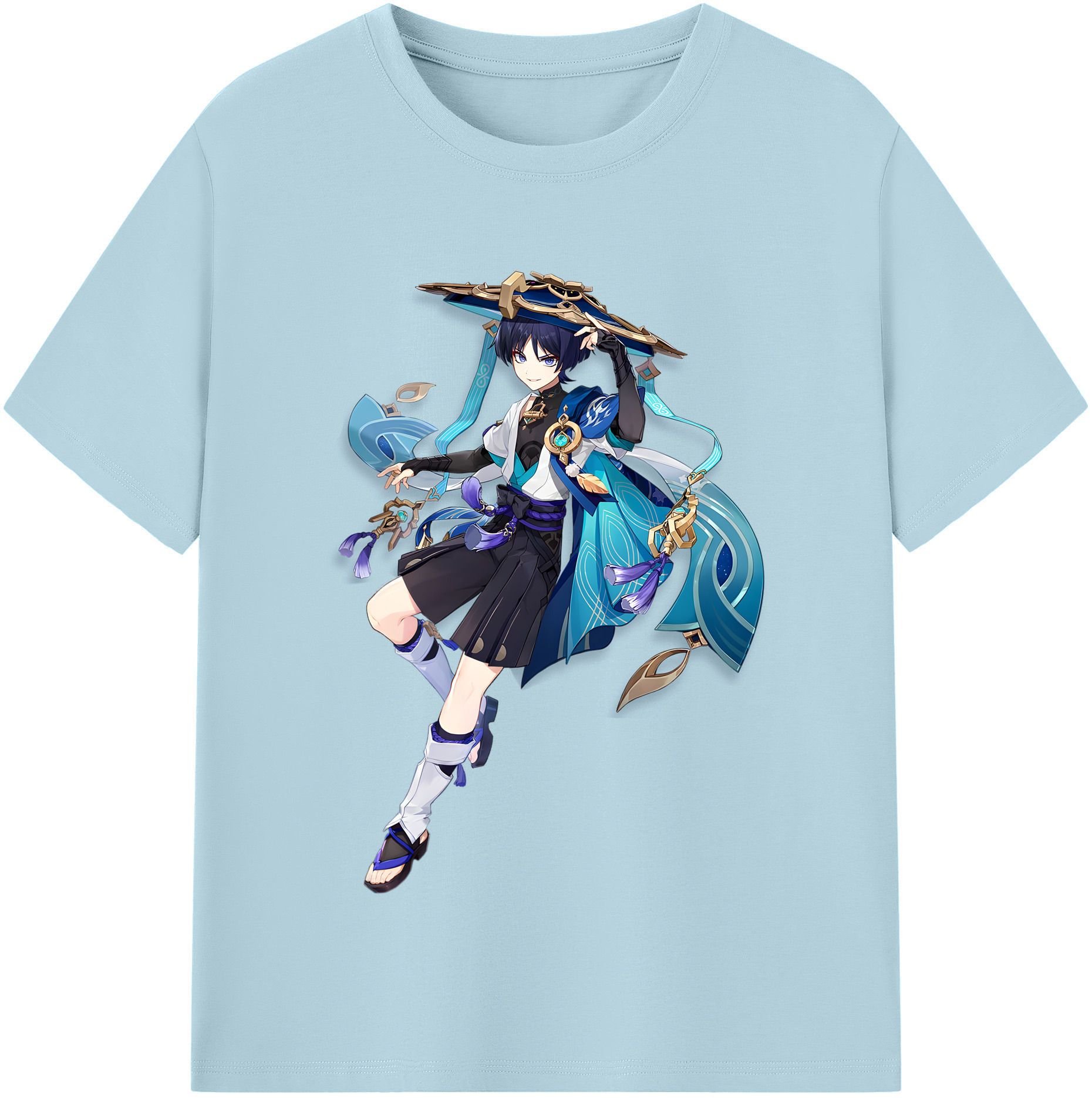 げんし神 さんペい genshin Sanpei 綿100％半袖Tシャツ（フロントプリント）
